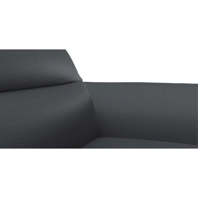 FLEXLUX Salino - Ecksofa, Schwarz, Echtleder, Recamiere rechts FLEXLUX Salino - Ecksofa, Schwarz, Echtleder, Recamiere rechts