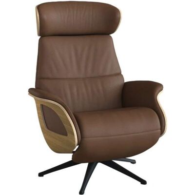 FLEXLUX Clement Elektrischer Relaxsessel - Echtleder, Verstellbar FLEXLUX Clement Elektrischer Relaxsessel - Echtleder, Verstellbar