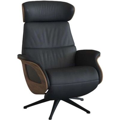 FLEXLUX Clement Elektrischer Relaxsessel - Echtleder, Drehfunktion, Kopfstütze FLEXLUX Clement Elektrischer Relaxsessel - Echtleder, Drehfunktion, Kopfstütze