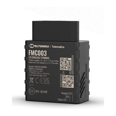 Teltonika FMC003 GPS-Tracker - 4G LTE - Schwarz Teltonika FMC003 GPS-Tracker - 4G LTE - Schwarz