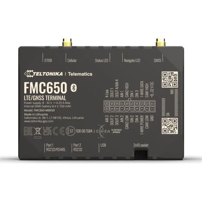 Teltonika FMC650 - GPS-Tracker 4G LTE Cat 1 Teltonika FMC650 - GPS-Tracker 4G LTE Cat 1