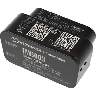Teltonika FMB003 Traceur Véhicules - Données OEM & Bluetooth Teltonika FMB003 Traceur Véhicules - Données OEM & Bluetooth