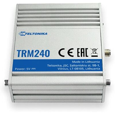 Teltonika TRM240 Modem LTE industriel - Modem, aluminium, USB, antenne externe - Publicité Teltonika TRM240 Modem LTE industriel - Modem, aluminium, USB, antenne externe - Publicité