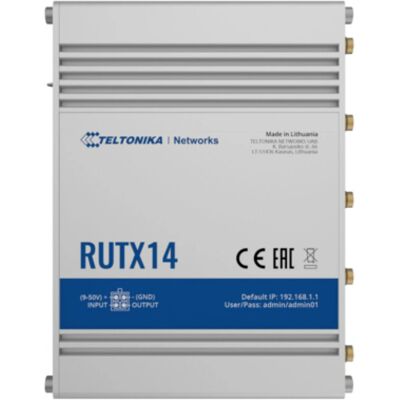 Routeur Industriel Teltonika RUTX14 Dual-Bande 4G LTE - Publicité Routeur Industriel Teltonika RUTX14 Dual-Bande 4G LTE - Publicité
