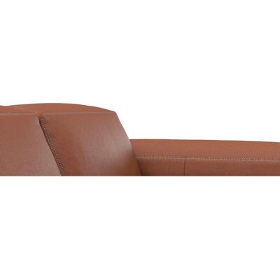 FLEXLUX Lucera Leder-Ecksofa - Skandinavisches Design, Bequem, Braun FLEXLUX Lucera Leder-Ecksofa - Skandinavisches Design, Bequem, Braun
