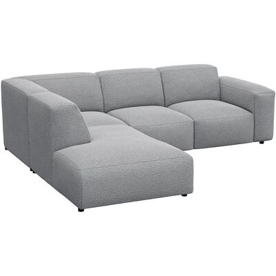 FLEXLUX Lucera Grau Chenille Modernes Sofa - Sofa FLEXLUX Lucera Grau Chenille Modernes Sofa - Sofa