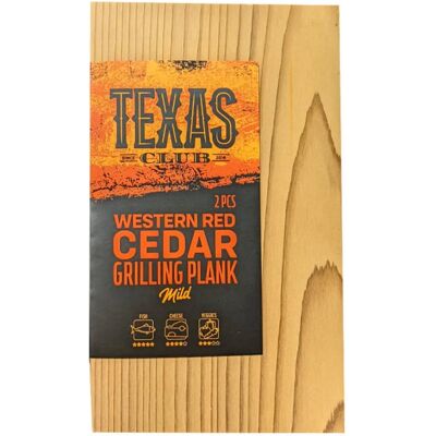 Texas Club Western Red Cedar Grillbrett - Grillbrett Texas Club Western Red Cedar Grillbrett - Grillbrett