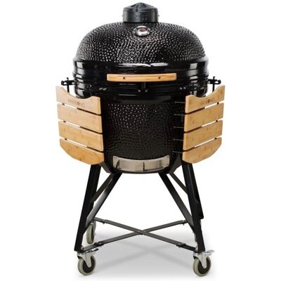 Kamado Bono TQ0025 Griglia in ceramica nera - Barbecue Kamado Bono TQ0025 Griglia in ceramica nera - Barbecue