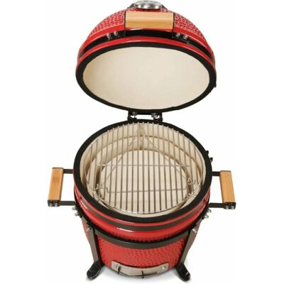 Grill in ceramica Kamado Bono Minimo - 15" - Rosso Grill in ceramica Kamado Bono Minimo - 15" - Rosso