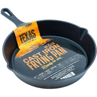 Texas Club Gusseisenpfanne - Gusseisen, Emaille - Ø 25cm Texas Club Gusseisenpfanne - Gusseisen, Emaille - Ø 25cm