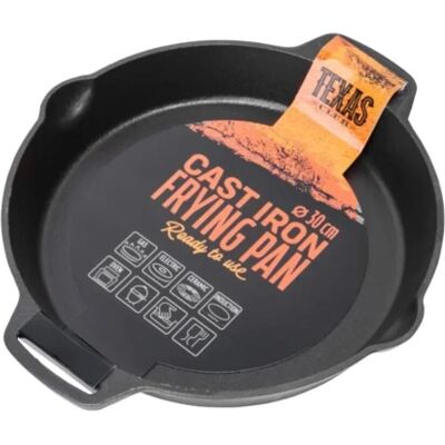 Texas Club Gusseisenpfanne - 30cm, kurze Griffe - Kochen Texas Club Gusseisenpfanne - 30cm, kurze Griffe - Kochen
