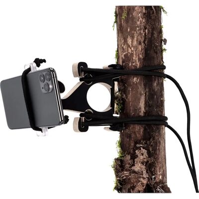 Support Téléphone Star Noir pour MTB Hopper - Se fixe sur bâtons ou poteaux - Publicité Support Téléphone Star Noir pour MTB Hopper - Se fixe sur bâtons ou poteaux - Publicité