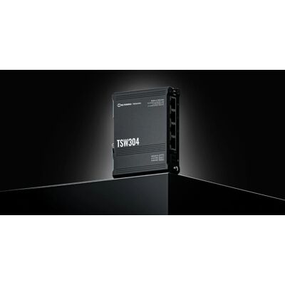 Teltonika TSW304 4-Port Network Switch - Black Teltonika TSW304 4-Port Network Switch - Black