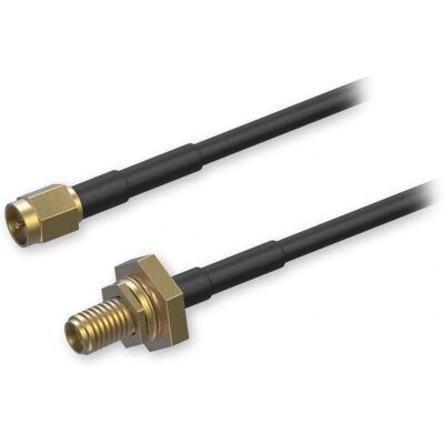 Teltonika PR2VM20M Koaxialkabel - 2m SMA Svart Teltonika PR2VM20M Koaxialkabel - 2m SMA Svart