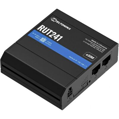 Teltonika Rut241 4G LTE Wi-Fi Router - EU Version - Max 300 Mbps Teltonika Rut241 4G LTE Wi-Fi Router - EU Version - Max 300 Mbps