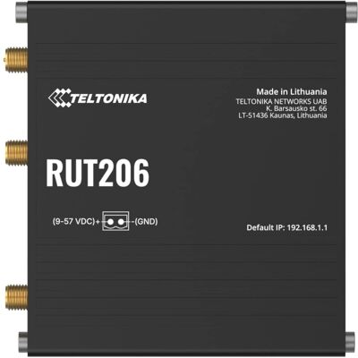 TELTONIKA RUT206 - Enrutador industrial LTE Cat4, Dual-SIM, WiFi, Ethernet TELTONIKA RUT206 - Enrutador industrial LTE Cat4, Dual-SIM, WiFi, Ethernet