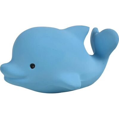 Jouet de bain en caoutchouc naturel Tikiri dauphin bleu - Type bain - Publicité Jouet de bain en caoutchouc naturel Tikiri dauphin bleu - Type bain - Publicité
