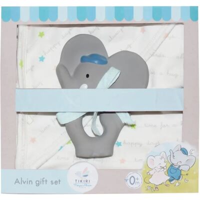 Tikiri - Geschenkset Alvin mit Tuch & Beissring Tikiri - Geschenkset Alvin mit Tuch & Beissring