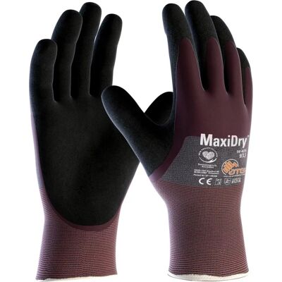 Guanti da Lavoro ATG Maxidry - Viola/Nero - Certificazione EN 388 Guanti da Lavoro ATG Maxidry - Viola/Nero - Certificazione EN 388