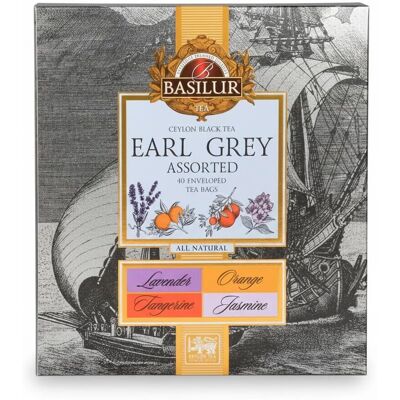 BASILUR Earl Grey Mix - Kolekce Černého Čaje ze Srí Lanky BASILUR Earl Grey Mix - Kolekce Černého Čaje ze Srí Lanky