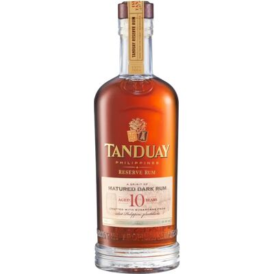 Tanduay 10 Jahre Alter Reserve Dunkler Rum - Vollmundiger Genuss Tanduay 10 Jahre Alter Reserve Dunkler Rum - Vollmundiger Genuss