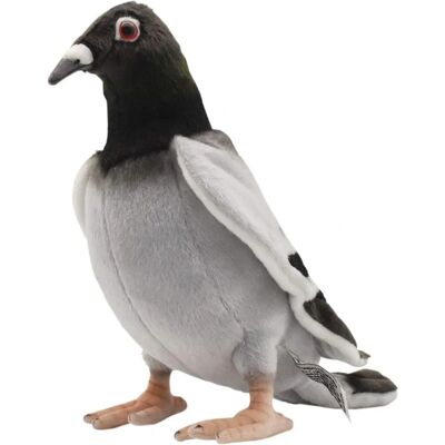 Animal en peluche Pigeon Hansa - 29cm L - Fait Main Réaliste - Publicité Animal en peluche Pigeon Hansa - 29cm L - Fait Main Réaliste - Publicité