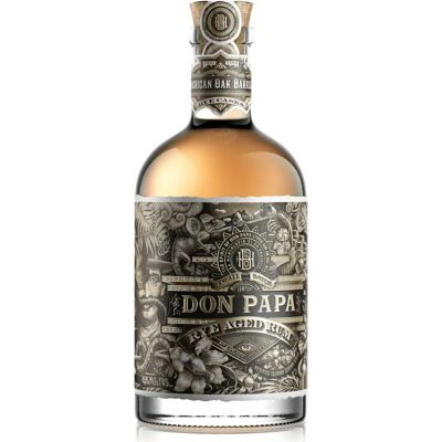 Don Papa Rye Cask 70cl - Rhum - Édition Limitée en Coffret Cadeau - Publicité Don Papa Rye Cask 70cl - Rhum - Édition Limitée en Coffret Cadeau - Publicité