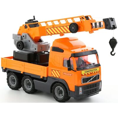 Polesie Wader 8824 Baufahrzeug mit Kran und Plattform Polesie Wader 8824 Baufahrzeug mit Kran und Plattform