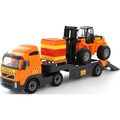 No Name - Wader-Polesie 36797 - Low-loader truck with forklift No Name - Wader-Polesie 36797 - Low-loader truck with forklift
