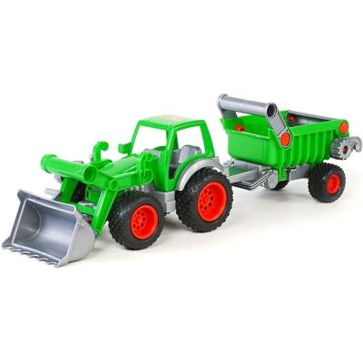 Polesie Wader Traktor mit Frontlader und Anhänger Polesie Wader Traktor mit Frontlader und Anhänger