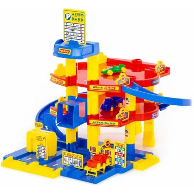 Polesie 37893 Speelvoertuig - Parkgarage met 3 Niveaus Polesie 37893 Speelvoertuig - Parkgarage met 3 Niveaus