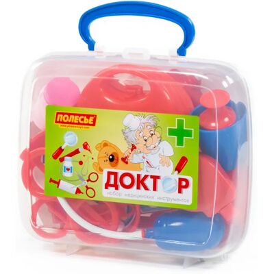 Polesie 56559 Rollenspiel-Spielzeug - Arztset mit Tasche Polesie 56559 Rollenspiel-Spielzeug - Arztset mit Tasche