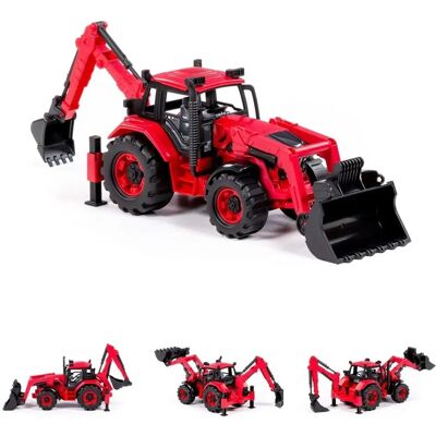 Polesie Spielzeug Radlader Bagger 91857 - Front- und Heckschaufel Polesie Spielzeug Radlader Bagger 91857 - Front- und Heckschaufel