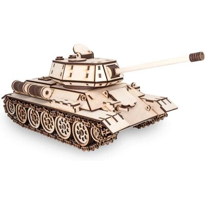 Puzzle T34 Char en Bois - Modèle 3D - 600 pcs - Publicité Puzzle T34 Char en Bois - Modèle 3D - 600 pcs - Publicité