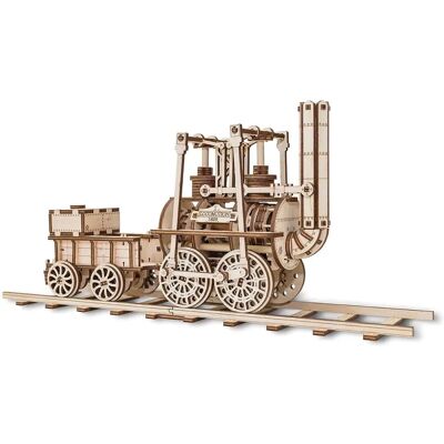Eco Wood Art - Modèle 3D Locomotive en Bois - 40cm - Publicité Eco Wood Art - Modèle 3D Locomotive en Bois - 40cm - Publicité
