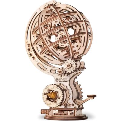 Eco-Wood-Art Modèle en Bois 3D - Globe Cinétique 25,1cm Beige - Publicité Eco-Wood-Art Modèle en Bois 3D - Globe Cinétique 25,1cm Beige - Publicité