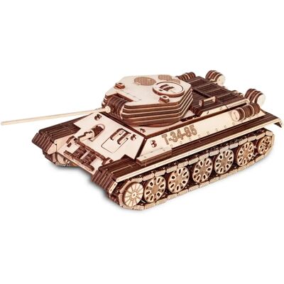 Nice-idea.pl Puzzle tank 3D en bois - T-34-85 - Publicité Nice-idea.pl Puzzle tank 3D en bois - T-34-85 - Publicité