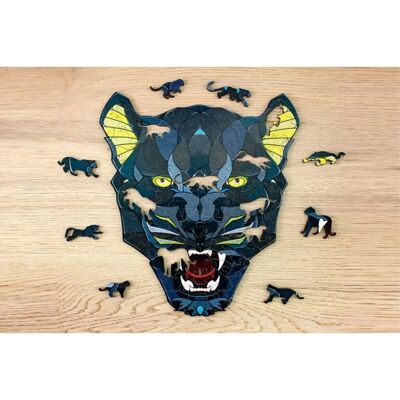 Puzzle Eco-Wood-Art Panther - 102 Pièces en Bois Animalier - Publicité Puzzle Eco-Wood-Art Panther - 102 Pièces en Bois Animalier - Publicité