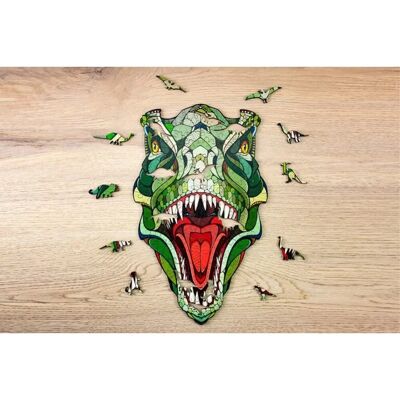 Eco-Wood-Art Puzzle T-Rex - Multicolore - 40x24.4 cm - Publicité Eco-Wood-Art Puzzle T-Rex - Multicolore - 40x24.4 cm - Publicité
