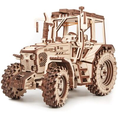 Puzzle en bois 3D Eco-Wood-Art Tracteur - 269 pièces - Publicité Puzzle en bois 3D Eco-Wood-Art Tracteur - 269 pièces - Publicité