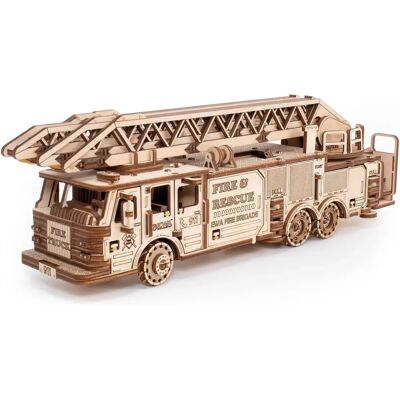 Eco-Wood-Art Camion de Pompiers Kit de Construction - Kit - Publicité Eco-Wood-Art Camion de Pompiers Kit de Construction - Kit - Publicité