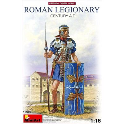 Mini Art Roman Legionary II Century A.D. Model figures - 1:16 scale Mini Art Roman Legionary II Century A.D. Model figures - 1:16 scale