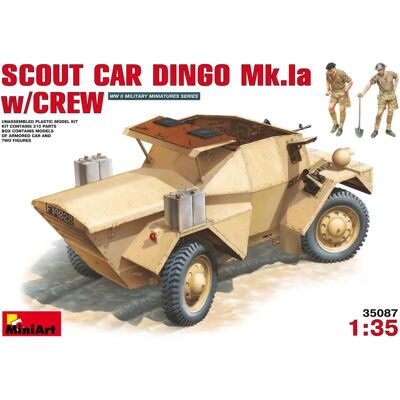 Mini Art Dingo Mk.1a Scout Car mit Besatzung - 1:35 Figuren Mini Art Dingo Mk.1a Scout Car mit Besatzung - 1:35 Figuren