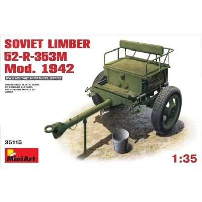 Mini Art Sowjetischer Limber 52-R-353M Modellbausatz - 1:35 Maßstab Militärfahrzeug Mini Art Sowjetischer Limber 52-R-353M Modellbausatz - 1:35 Maßstab Militärfahrzeug