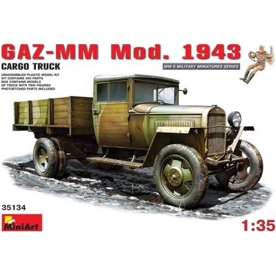 Mini Art GAZ-MM 1:35 Militärmodellbausatz - Tarnmuster Mini Art GAZ-MM 1:35 Militärmodellbausatz - Tarnmuster
