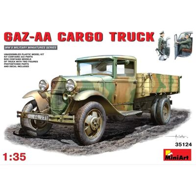 Mini Art GAZ-AA Cargo Truck Modell 1:35 Mini Art GAZ-AA Cargo Truck Modell 1:35