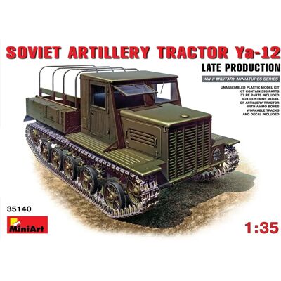 Mini Art Ya-12 Späte Prod sowjetischen Artillerie Traktor - Militärmodellbausatz Mini Art Ya-12 Späte Prod sowjetischen Artillerie Traktor - Militärmodellbausatz