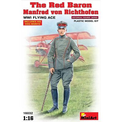 Mini Art The Red Baron 1/16 Model Figure - WWI Ace Mini Art The Red Baron 1/16 Model Figure - WWI Ace