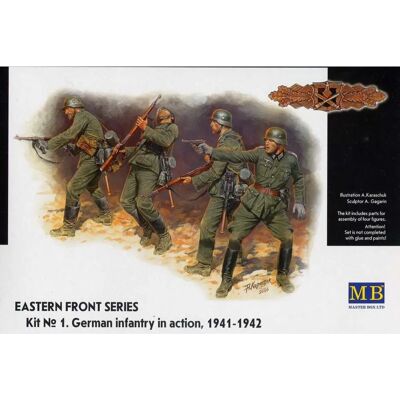Master Box 1:35 Deutsche Infanterie Ostfront Sommer 1941 - Historische Figuren Master Box 1:35 Deutsche Infanterie Ostfront Sommer 1941 - Historische Figuren