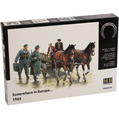 Master Box Maquette 1:35 - Quelque part en Europe 1944 - Publicité Master Box Maquette 1:35 - Quelque part en Europe 1944 - Publicité